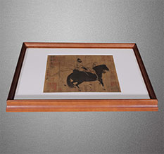 新蔡书画装裱配框服务案例